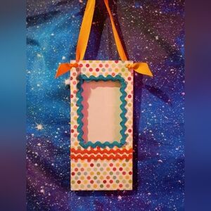 Colorful Polka Dot Picture Frame